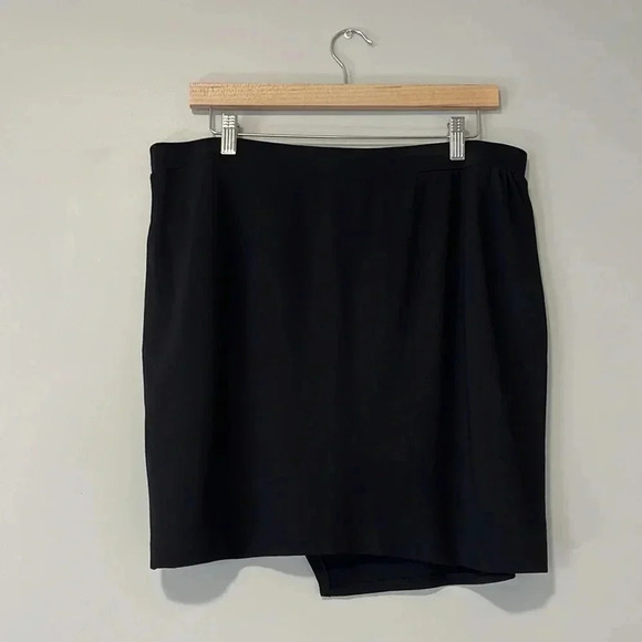 Yest Asymmetrical Pull On Mini Stretch Skirt - Picture 5 of 7